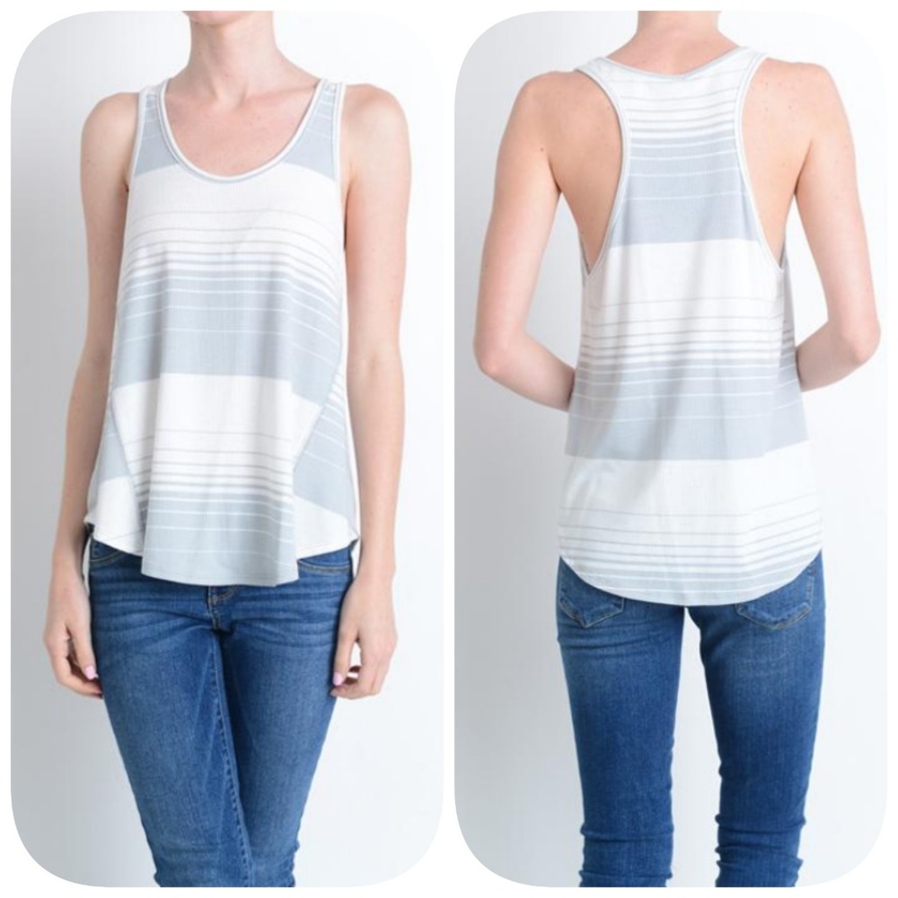 Striped Racerback Tank